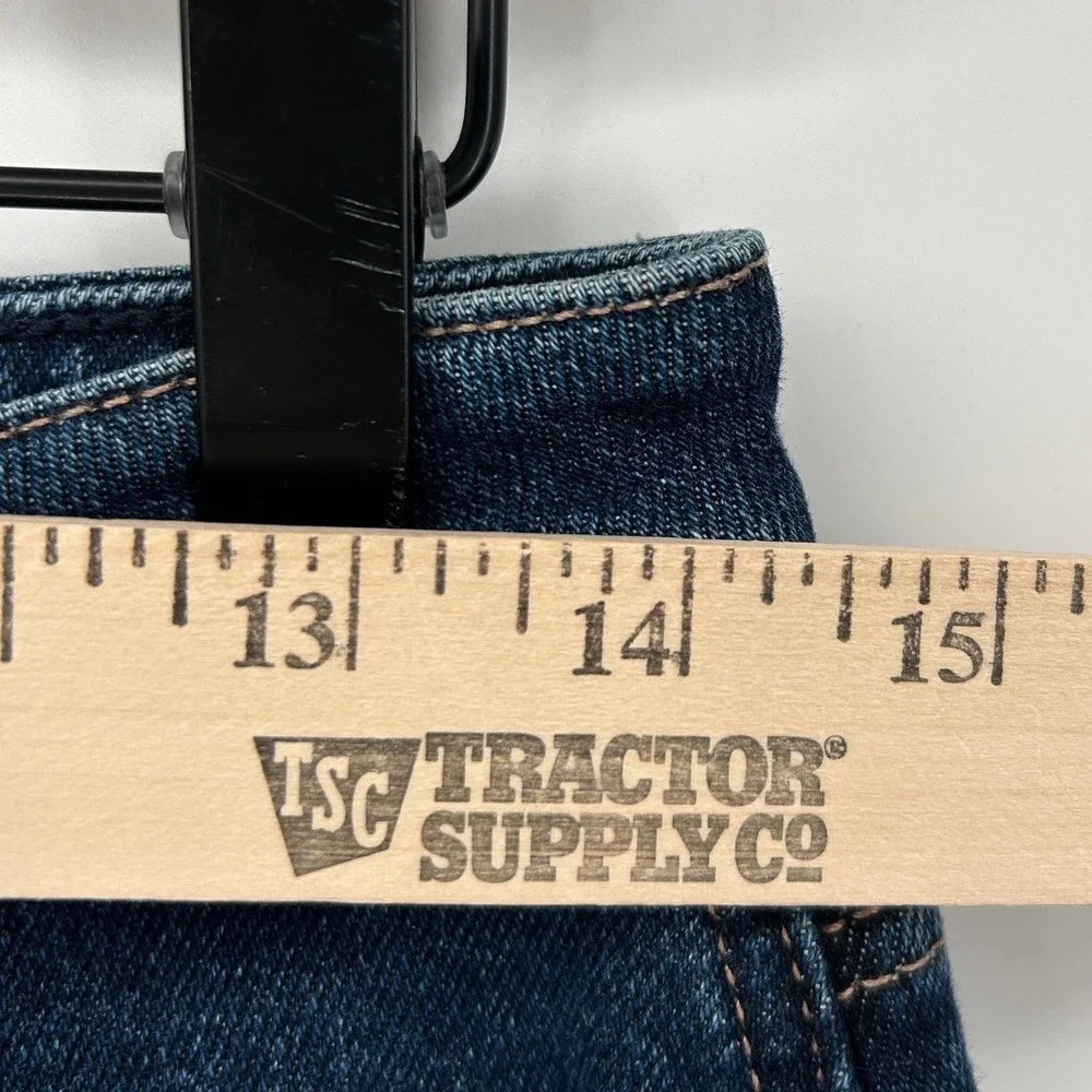 Hollister Ultra High Rise Mom Jean Dark Wash Straight Leg Size 7R W28 L27‎
